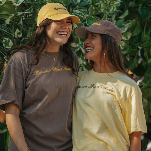 Banana Bread Baddie Tee | 100% Cotton | Script