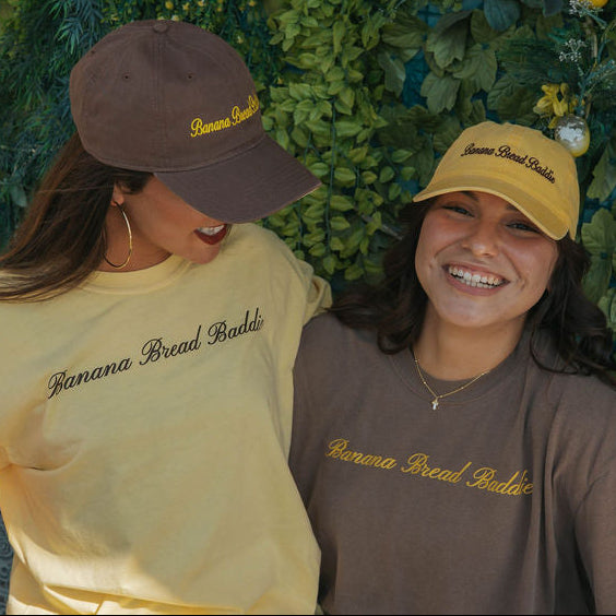 Banana Bread Baddie Tee | 100% Cotton | Script