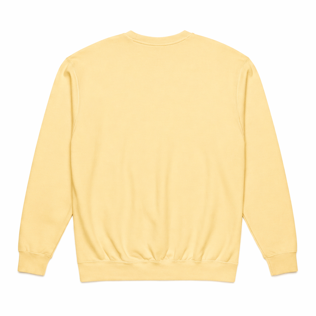 Lightweight Fleece Crewneck | 100% Cotton | Script