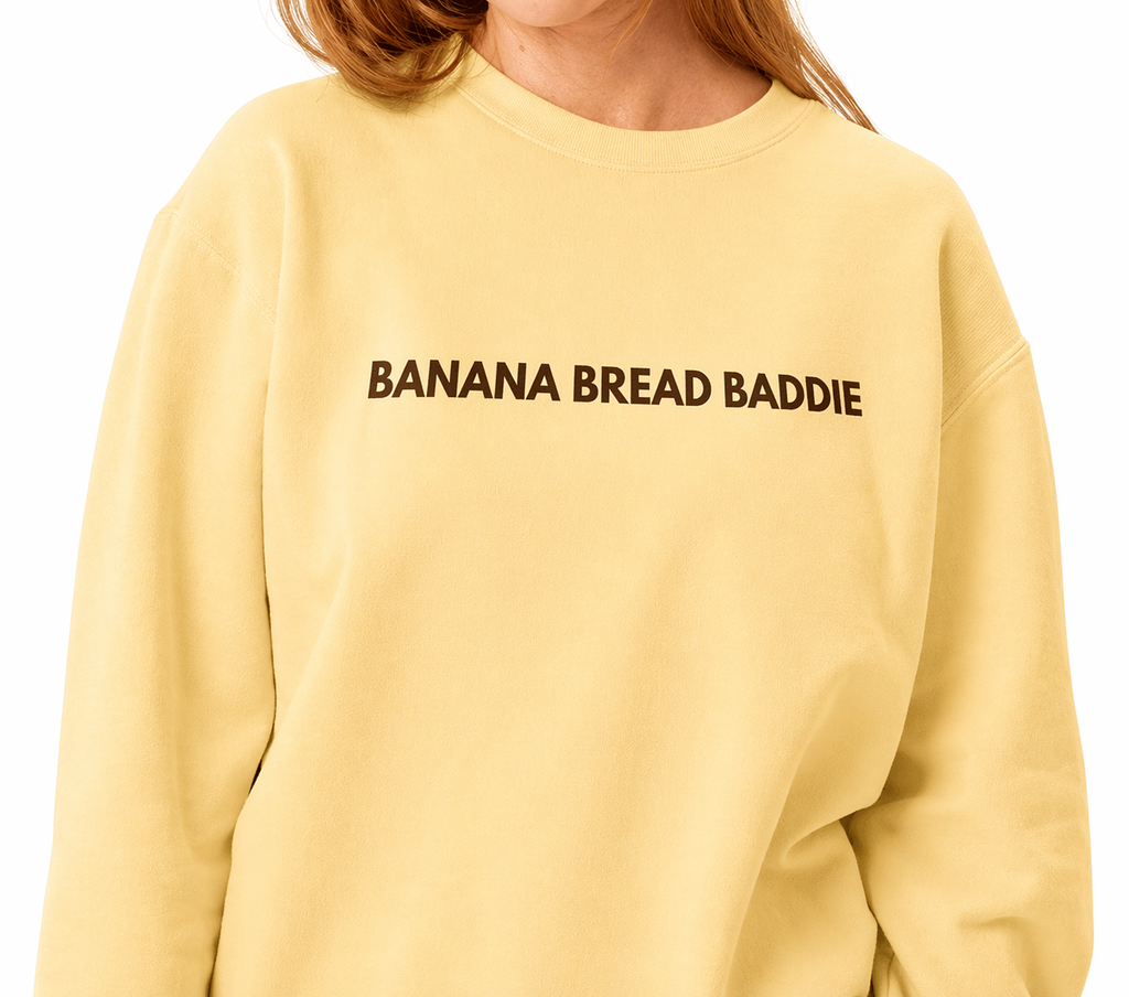 Lightweight Fleece Crewneck | 100% Cotton | Bold
