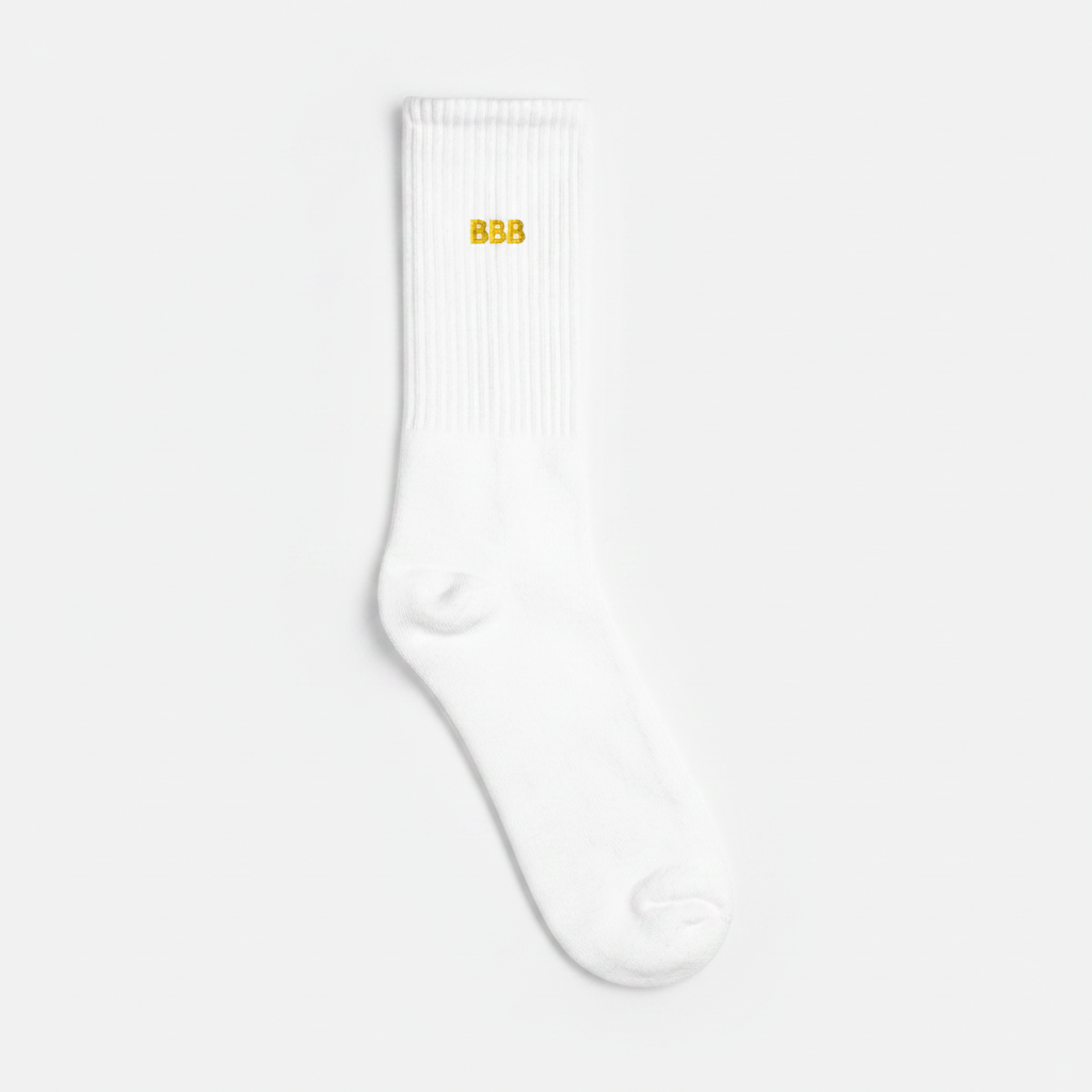 Embroidered Crew Socks | Banana Bread Baddie