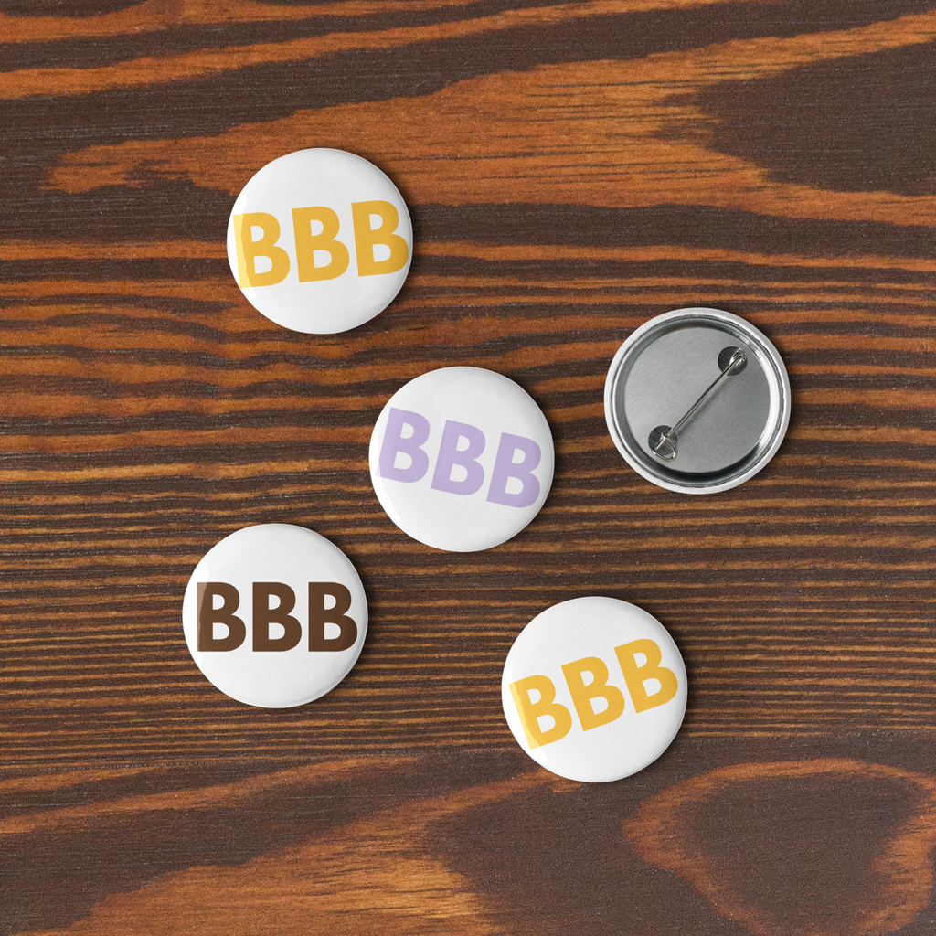 BBB Pin Button Set | Banana Bread Baddie