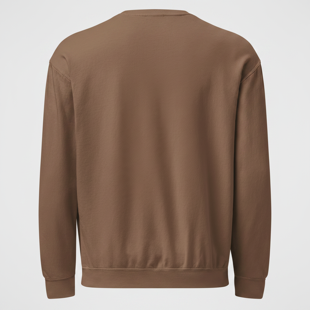 Lightweight Fleece Crewneck | 100% Cotton | Script