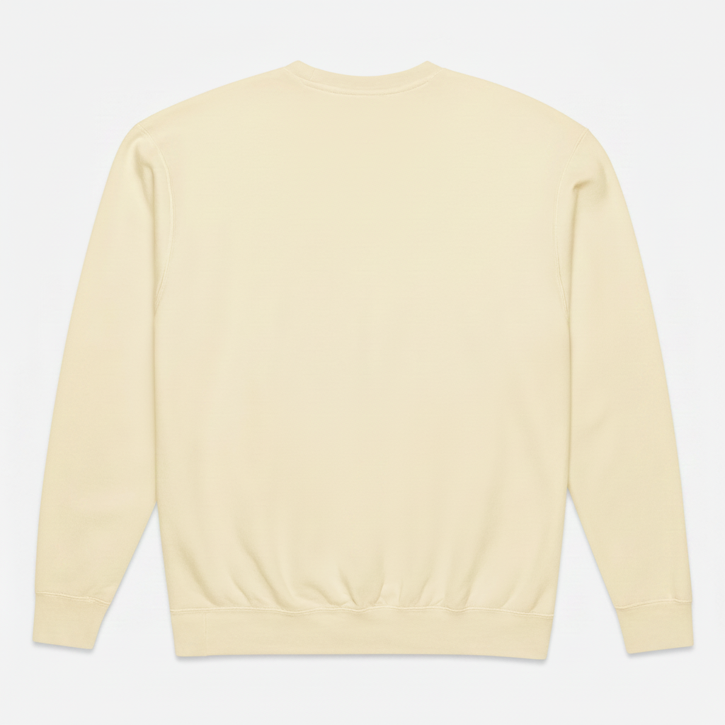 Lightweight Fleece Crewneck | 100% Cotton | Script