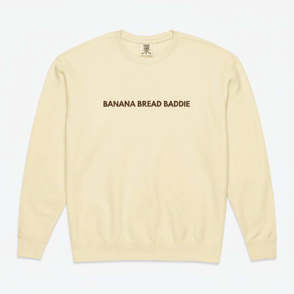 Lightweight Fleece Crewneck | 100% Cotton | Bold